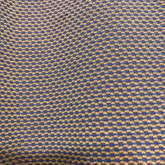 Bugatchi Shirt. Size XL. Blue & Goldish. Creative - Picture 3 of 8